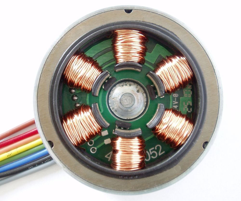 Stator winding of a brushless DC motor