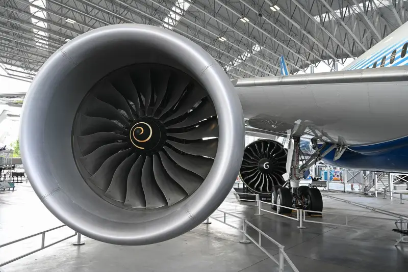 Turbofan jet engine